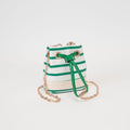 TG10885 Lola Stripe Mini Bucket Crossbody Bag