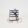 TG10885 Lola Stripe Mini Bucket Crossbody Bag