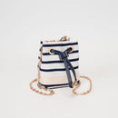 TG10885 Lola Stripe Mini Bucket Crossbody Bag