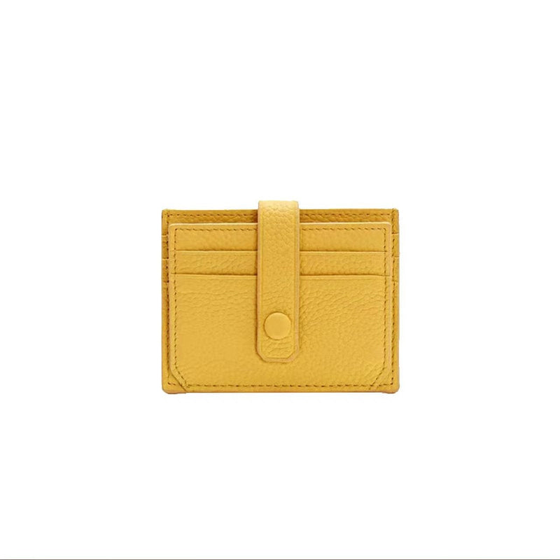 1012 Real Genuine Leather Pebble Cardholder - MiMi Wholesale