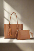 25185 2 in 1 Tote and Crossbody Bag Set - MiMi Wholesale