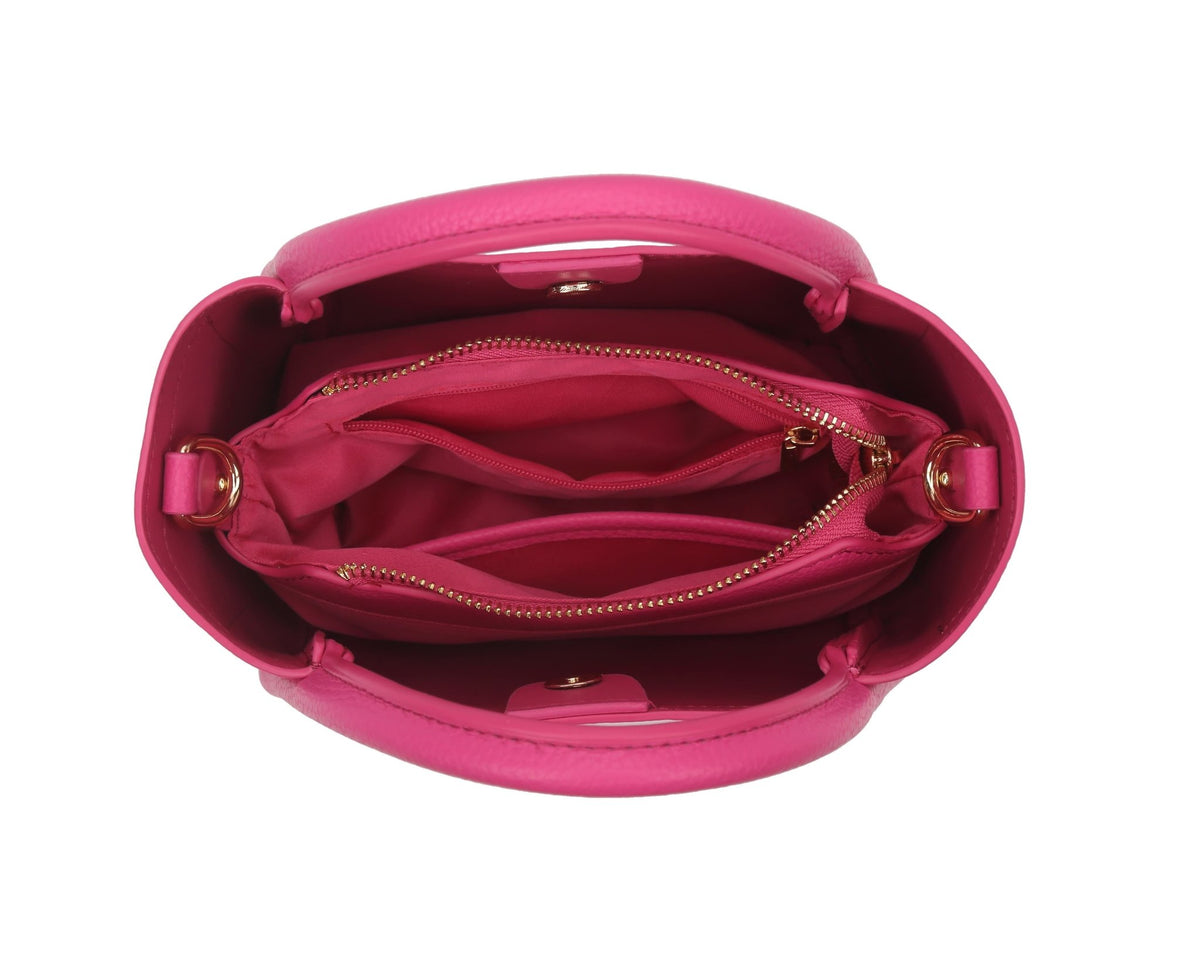 26355 Emma Satchel/Crossbody Bag - MiMi Wholesale
