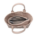 27845 Paisley 2 in 1 Mini Woven Tote/Crossbody Bag With Pouch - MiMi Wholesale