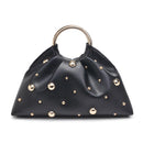 28223A Harper Studded Straw Clutch/Evening Bag - MiMi Wholesale