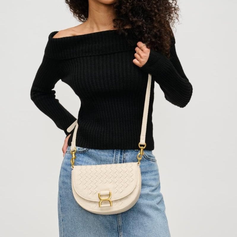 29049 Alise Woven Crossbody Bag - MiMi Wholesale