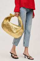 29144 Dollie Wide Woven Hobo Bag - MiMi Wholesale
