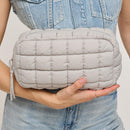 29349 Cloud Nine Quilted Puffer Nylon Cosmetic Pouch - MiMi Wholesale