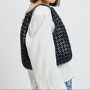 29516ML Richelle Woven Hobo Shoulder Bag - MiMi Wholesale