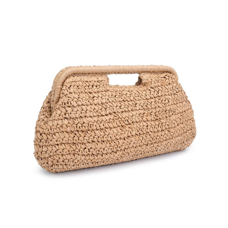 29591 Lani Straw Clutch Bag - MiMi Wholesale