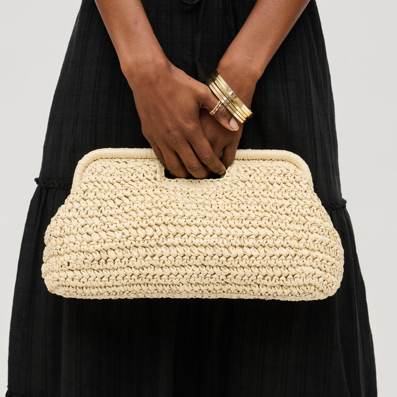 29591 Lani Straw Clutch Bag - MiMi Wholesale