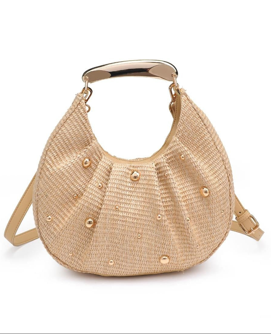29707A Delilah Studded Crossbody Bag - MiMi Wholesale