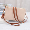 3102SC Ashely Textured Woven 3 Compartments Crossbody
