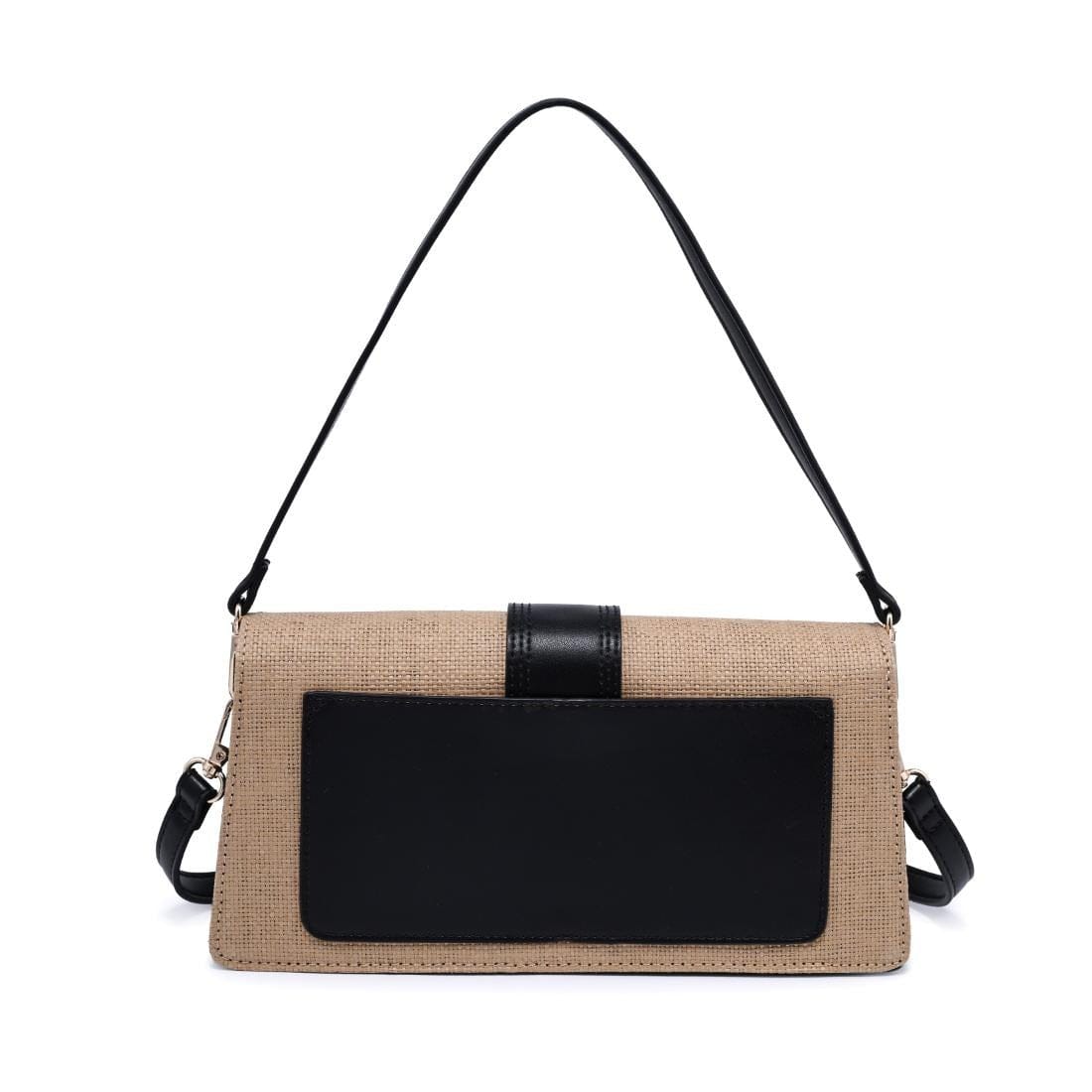 32728SWML Violet Straw Crossbody/Satchel Bag - MiMi Wholesale