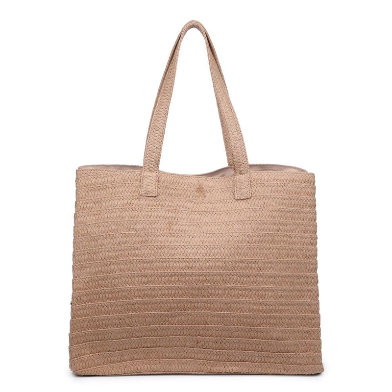 33529 Seaton Out Of Office Straw Beach Tote - MiMi Wholesale