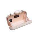 34305 Ezra Straw Clutch With Chain Strap - MiMi Wholesale