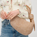 34378 Paloma Woven Straw Crossbody Bag - MiMi Wholesale