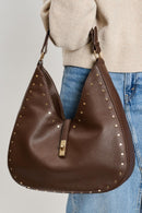 35275ML Olivia Studded Hobo Bag - MiMi Wholesale