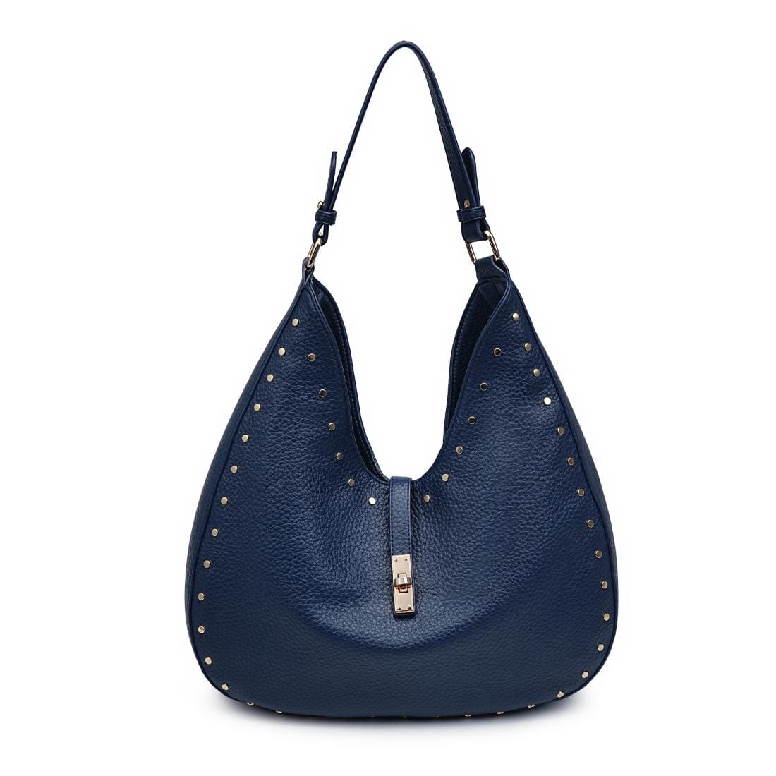 35275ML Olivia Studded Hobo Bag - MiMi Wholesale
