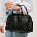 35557 Kristie Woven Crossbody/Satchel Bag - MiMi Wholesale