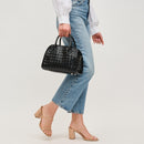 35557 Kristie Woven Crossbody/Satchel Bag - MiMi Wholesale