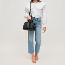 35557 Kristie Woven Crossbody/Satchel Bag - MiMi Wholesale