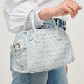 35557 Kristie Woven Crossbody/Satchel Bag - MiMi Wholesale