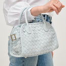 35557 Kristie Woven Crossbody/Satchel Bag - MiMi Wholesale