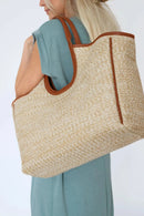 35849 Tanya Straw Tote Bag - MiMi Wholesale
