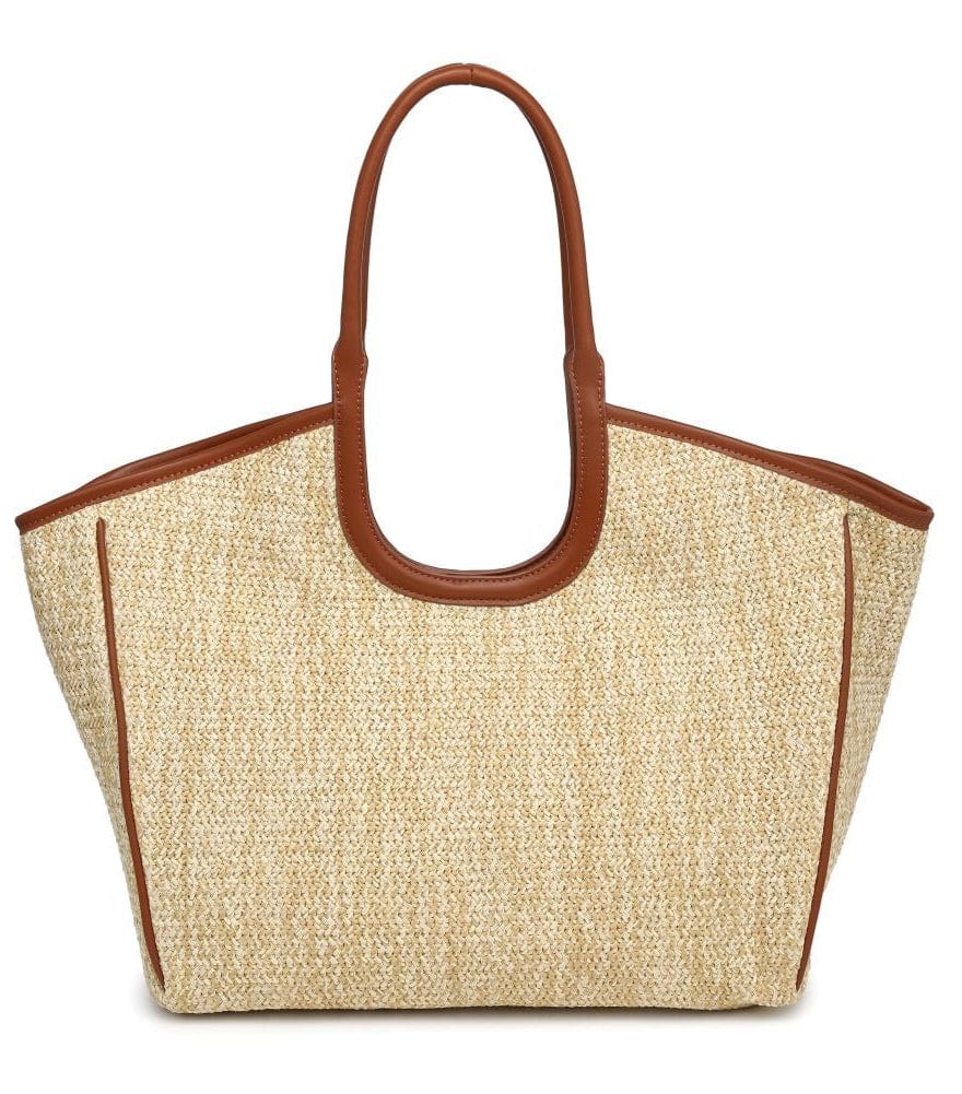 35849 Tanya Straw Tote Bag - MiMi Wholesale
