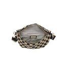36248DML Gizelle Large Checker Sling Bag - MiMi Wholesale