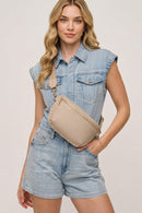 36248ML Studded Fanny Pack/Sling Bag - MiMi Wholesale