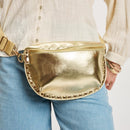 36248MML Gizelle Metallic Belt Bag - MiMi Wholesale
