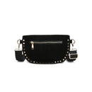 36248SUM Gizelle Suede Studded Crossbody/Sling Bag - MiMi Wholesale