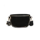36248SUM Gizelle Suede Studded Crossbody/Sling Bag - MiMi Wholesale