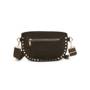36248SUM Gizelle Suede Studded Crossbody/Sling Bag - MiMi Wholesale