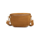 36248SUM Gizelle Suede Studded Crossbody/Sling Bag - MiMi Wholesale
