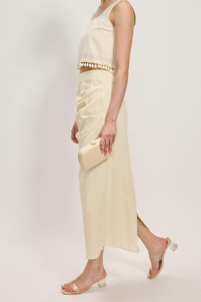 36269ML Roxie Straw Clutch With Chain Strap - MiMi Wholesale