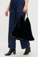 36635 Chandler Faux Fur Hobo Bag - MiMi Wholesale