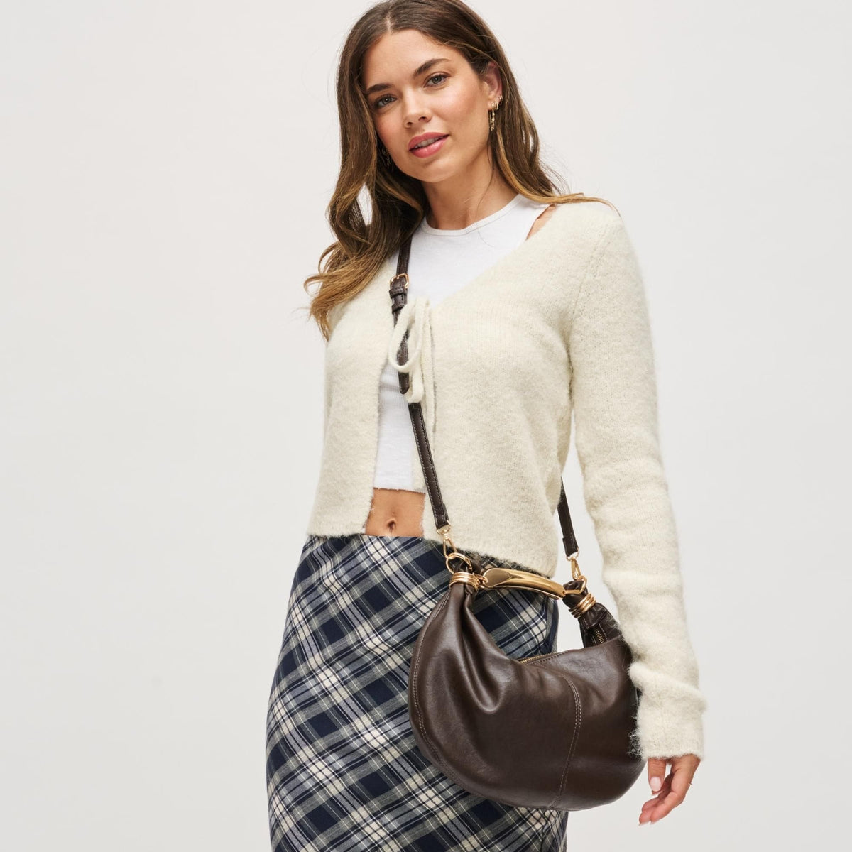 36735 Carrie Crescent Crossbody Bag - MiMi Wholesale