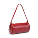 36991C Rachel Croc Cylinder Shoulder Bag - MiMi Wholesale