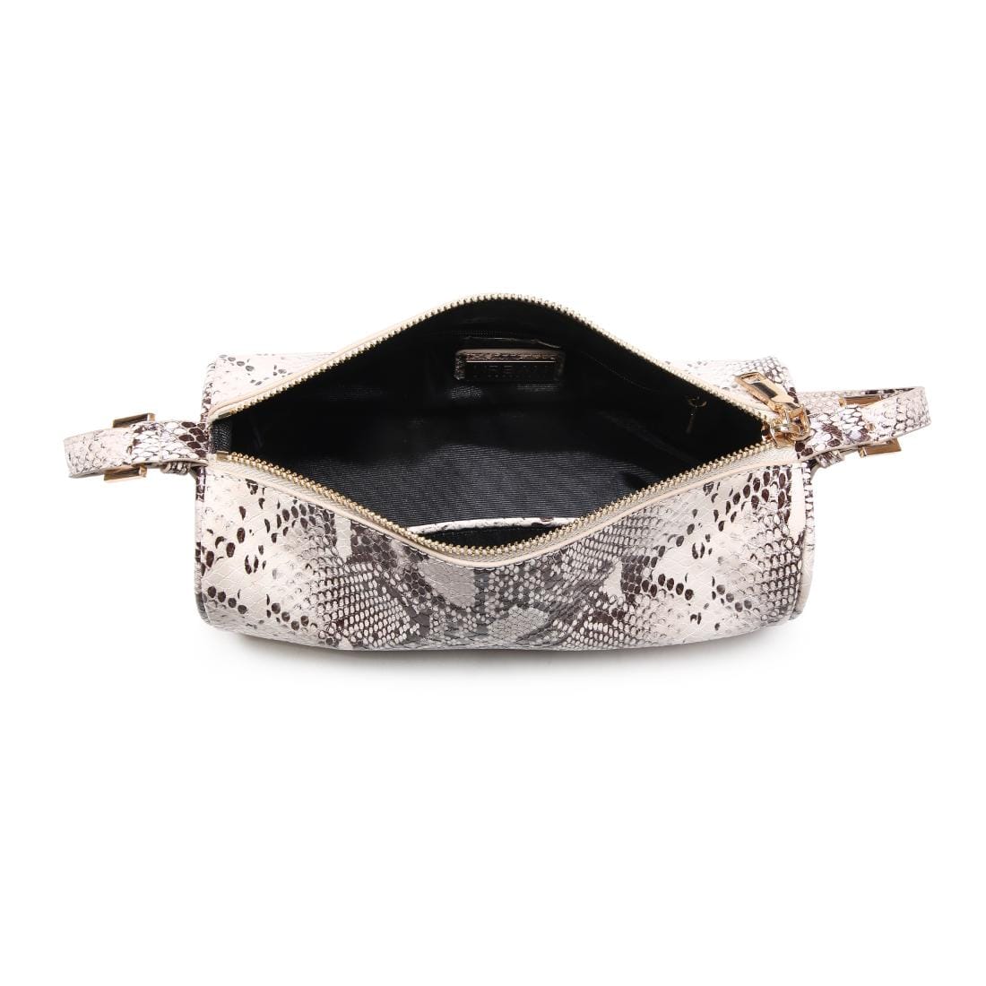 36991S Rachel Snake Cylinder Shoulder Bag - MiMi Wholesale