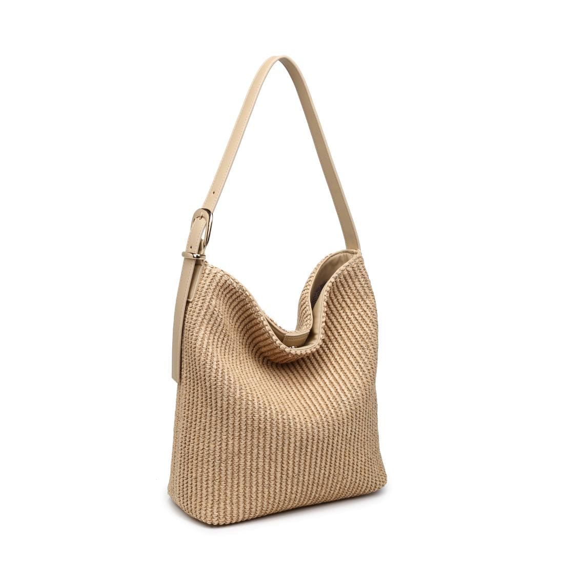 37052B Alethea Straw Hobo/Tote Bag - MiMi Wholesale