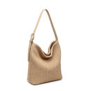 37052B Alethea Straw Hobo/Tote Bag - MiMi Wholesale