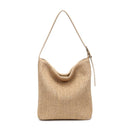 37052B Alethea Straw Hobo/Tote Bag - MiMi Wholesale
