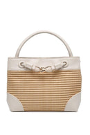 37510 Blake Straw Crossbody Handbag - MiMi Wholesale