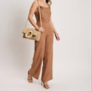 37788ML Tessa Straw Crossbody/Tote Bag - MiMi Wholesale