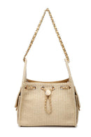 37989ST Paisely Straw Crossbody Bag - MiMi Wholesale