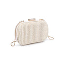 38057 Alix Straw Clutch With Chain Strap - MiMi Wholesale
