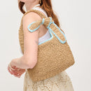 60023 Ella Straw Tote Bag - MiMi Wholesale