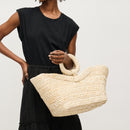 60058 Edith Straw Tote Bag - MiMi Wholesale
